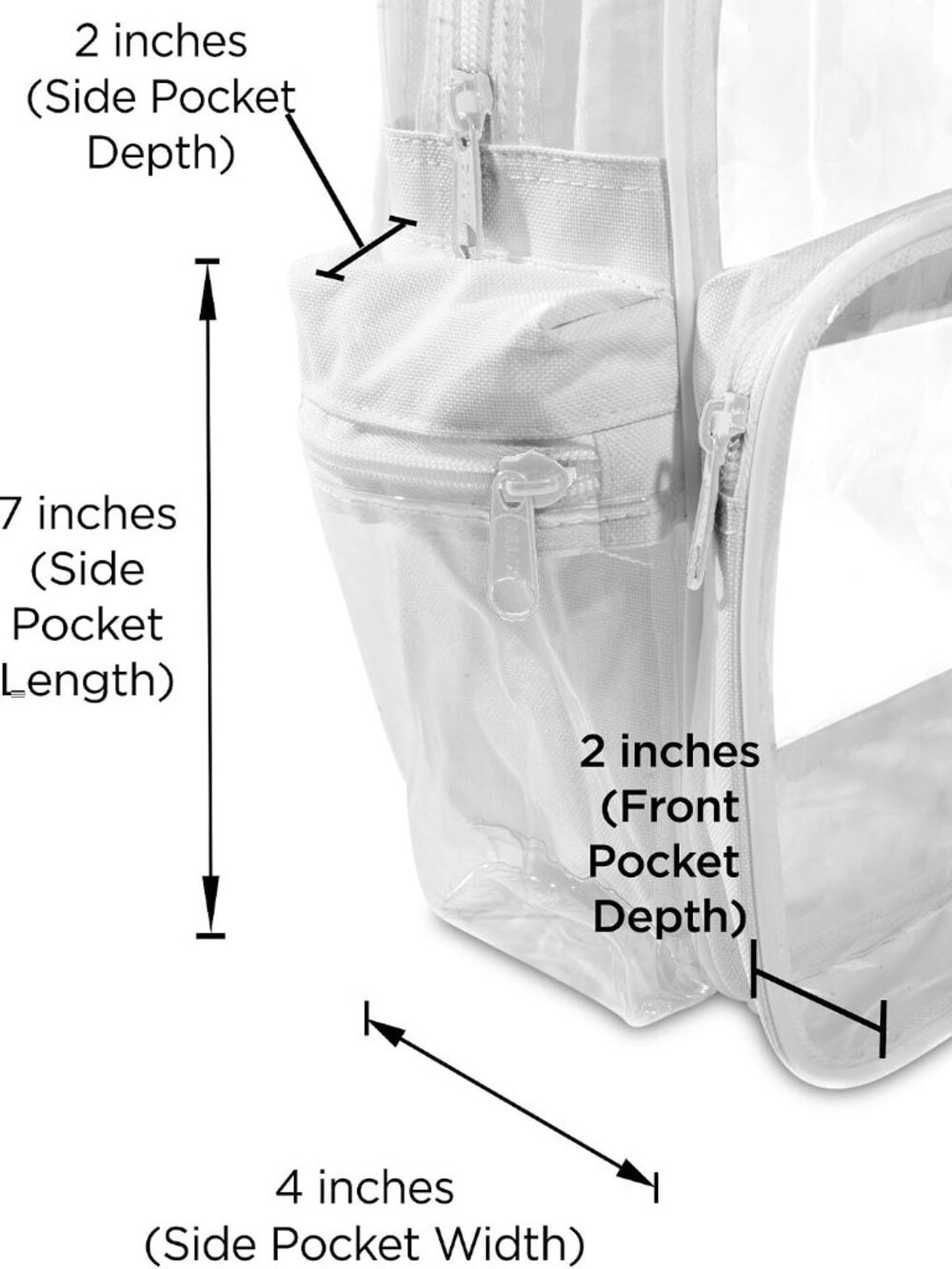 Clear Small Backpack - Picture 5 of 10